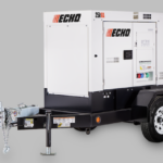 ECHO DGK25F trailer mounted diesel generator built for lightweight mobile power needs