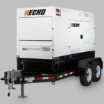 ECHO DGK125FP trailer mounted diesel generator supporting compact mobile applications