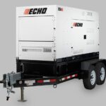 Compact ECHO DGK125F diesel generator delivering stable portable power