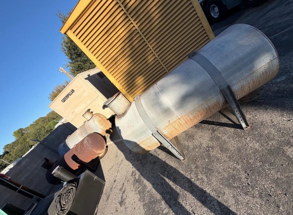 Caterpillar 3412C diesel genset offering durable standby performance