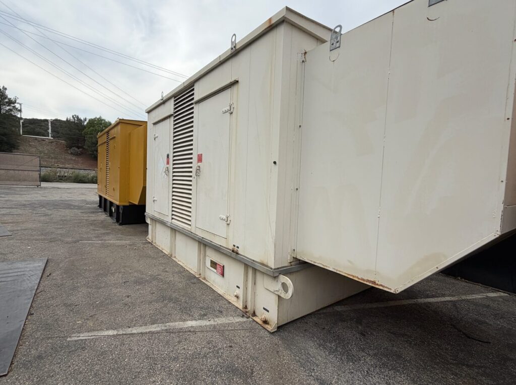 Rugged Caterpillar 3412C diesel genset designed for industrial resilience