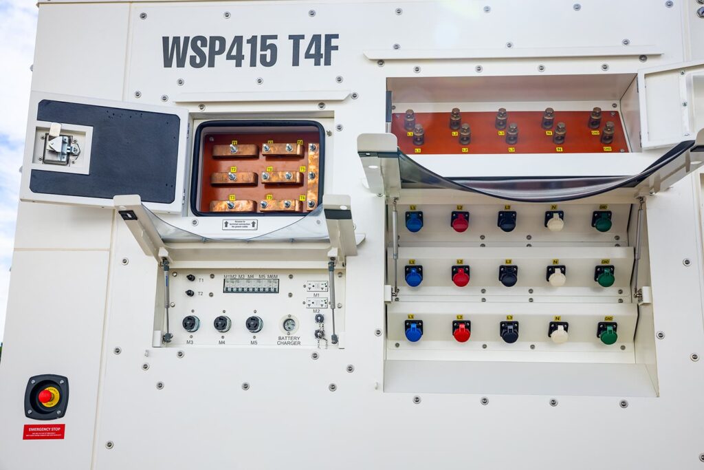 Wanco Generator Mobile 300kW (WSP415) connection panels